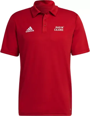 adidas Men's Louisiana-Lafayette Ragin' Cajuns Red Entrada Polo