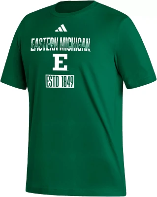 adidas Men's Eastern Michigan Eagles Green Amplifier T-Shirt