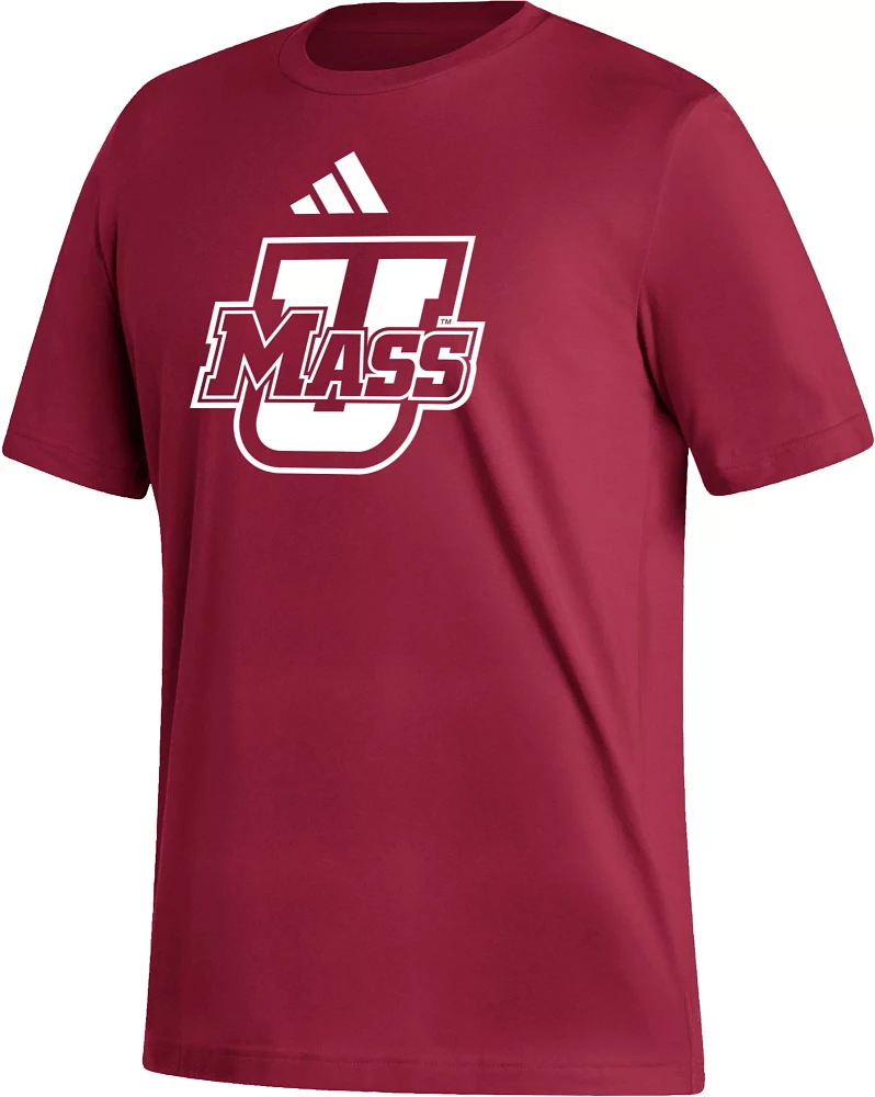 adidas Men's UMass Minutemen Burgundy Fresh T-Shirt