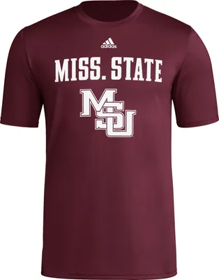 adidas Men's Mississippi State Bulldogs Maroon 90s Pack T-Shirt