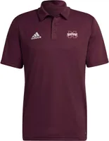 adidas Men's Mississippi State Bulldogs Maroon Entrada Polo