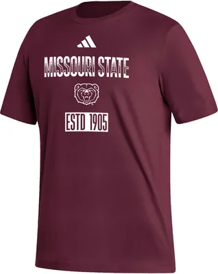 adidas Men's Missouri State Bears Maroon Amplifier T-Shirt