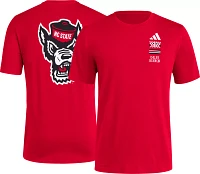 adidas Men's NC State Wolfpack Medium Red Reverse Retro Basketball T-Shirt