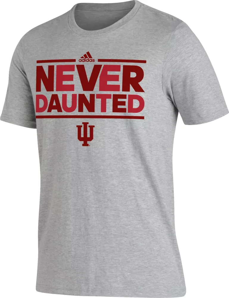 adidas Men's Indiana Hoosiers Grey Dassler T-Shirt