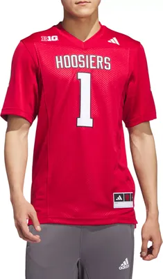 adidas Men's Indiana Hoosiers Crimson Premier Replica Football Jersey