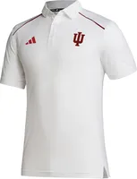 adidas Men's Indiana Hoosiers White Aeroready Classic Polo