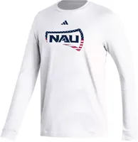 adidas Men's Northern Arizona Lumberjacks White Fresh Long Sleeve T-Shirt