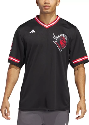 adidas Men's Rutgers Scarlet Knights Black Replica Baseball Jersey