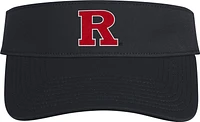 adidas Men's Rutgers Scarlet Knights Black Adjustable Coach Sideline Visor