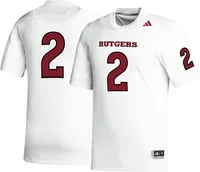 adidas Men's Rutgers Scarlet Knights White Replica Football Jersey