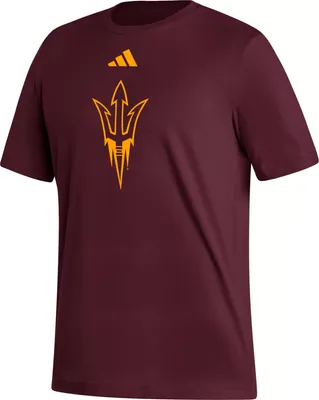 adidas Men's Arizona State Sun Devils Maroon Logo T-Shirt
