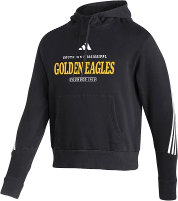 adidas Men's Southern Miss Golden Eagles Black Fashion Pullover Hoodie