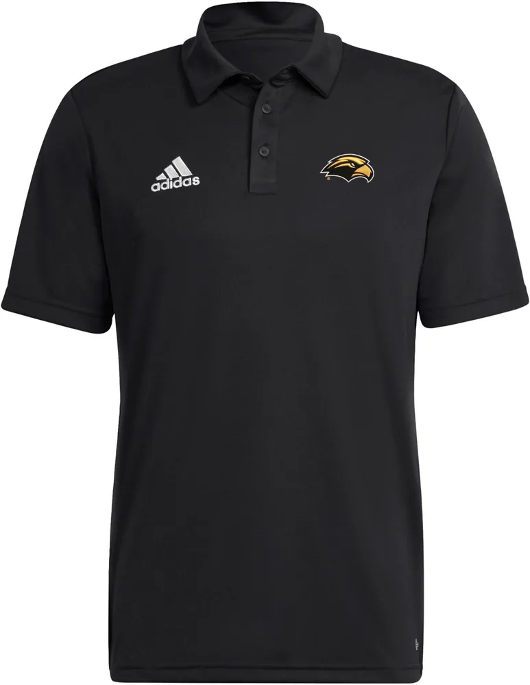 adidas Men's Southern Miss Golden Eagles Black Entrada Polo