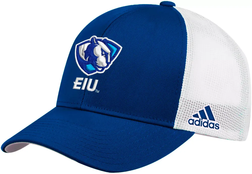 adidas Men's Eastern Illinois Panthers Blue Structured Adjustable Trucker Hat