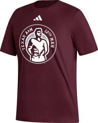 adidas Men's Texas A&M Aggies Maroon Strategy T-Shirt