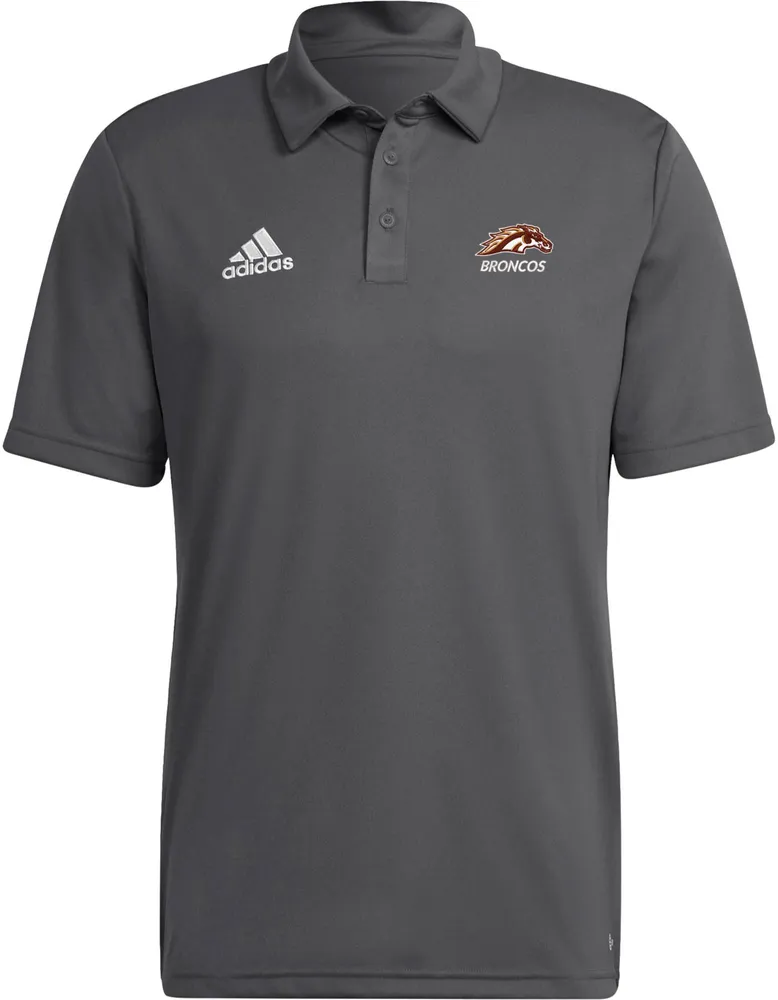 adidas Men's Western Michigan Broncos Grey Entrada Polo