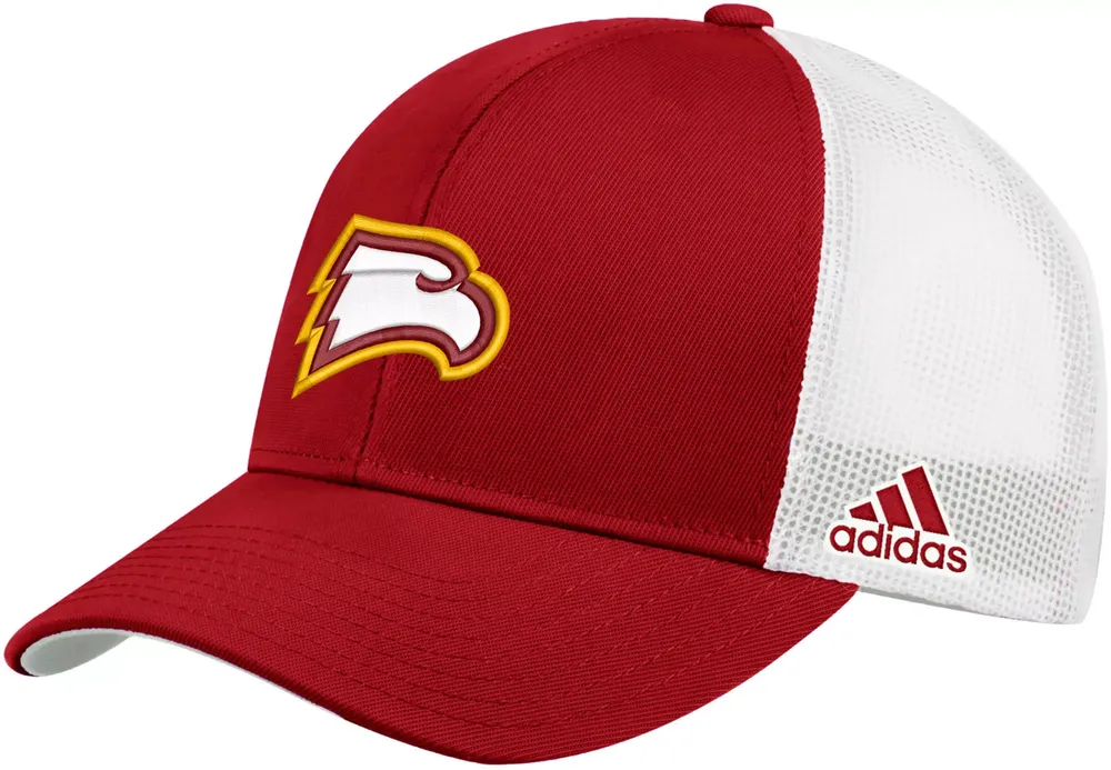 adidas Men's Winthrop  Eagles Garnet Structured Adjustable Trucker Hat