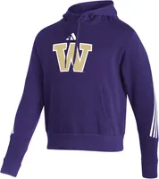 adidas Men's Washington Huskies Purple Fashion Pullover Hoodie