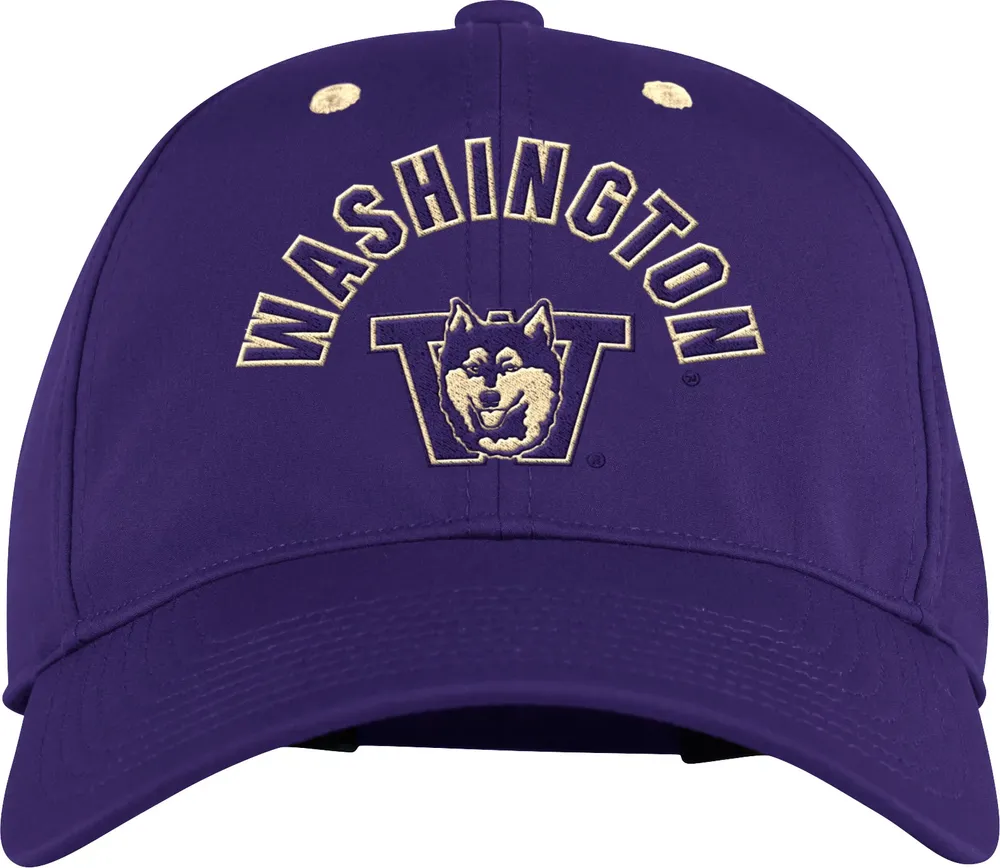 adidas Men's Washington Huskies Purple Slouch Adjustable Hat