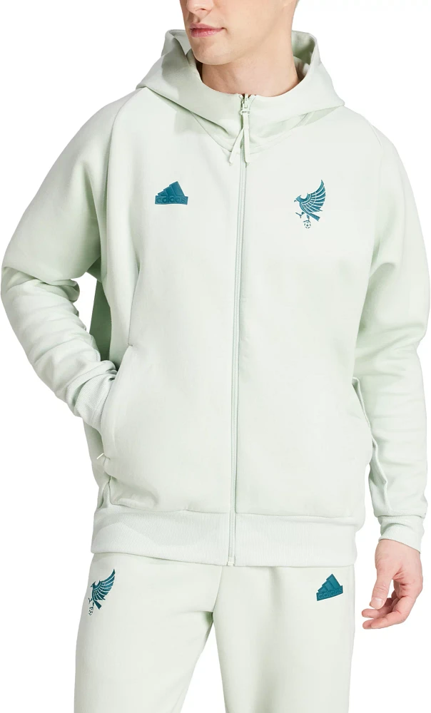 adidas Adult Mexico DNA Green Full-Zip Hoodie