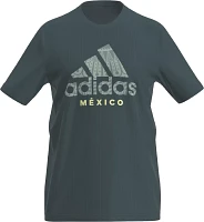 adidas Adult Mexico 2024 DNA Green T-Shirt