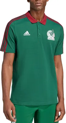 adidas Adult Mexico 2024 DNA Green Polo