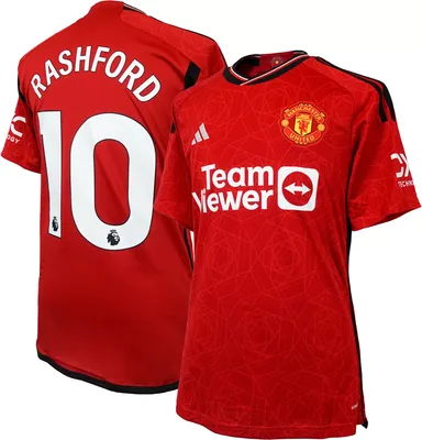 adidas Manchester United Marcus Rashford #10 2023 Home Authentic Jersey