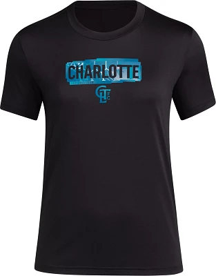 adidas Women's Charlotte FC 2024 Local Pop Black T-Shirt