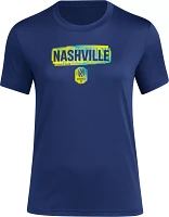 adidas Women's Nashville SC 2024 Local Pop Navy T-Shirt