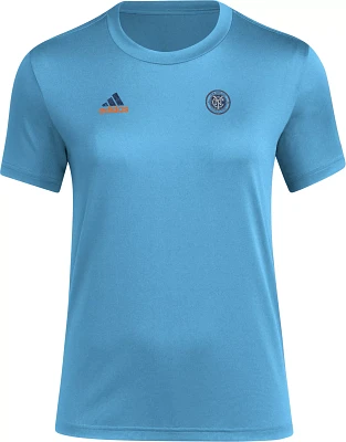 adidas Women's New York City FC 2024 Local Stoic Light Blue T-Shirt