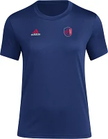 adidas Women's St. Louis City SC 2024 Local Stoic Navy T-Shirt