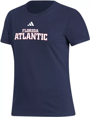 adidas Women's Florida Atlantic Owls Blue Fresh T-Shirt