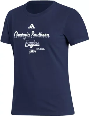 adidas Women's Georgia Southern Eagles Navy Amplifier T-Shirt