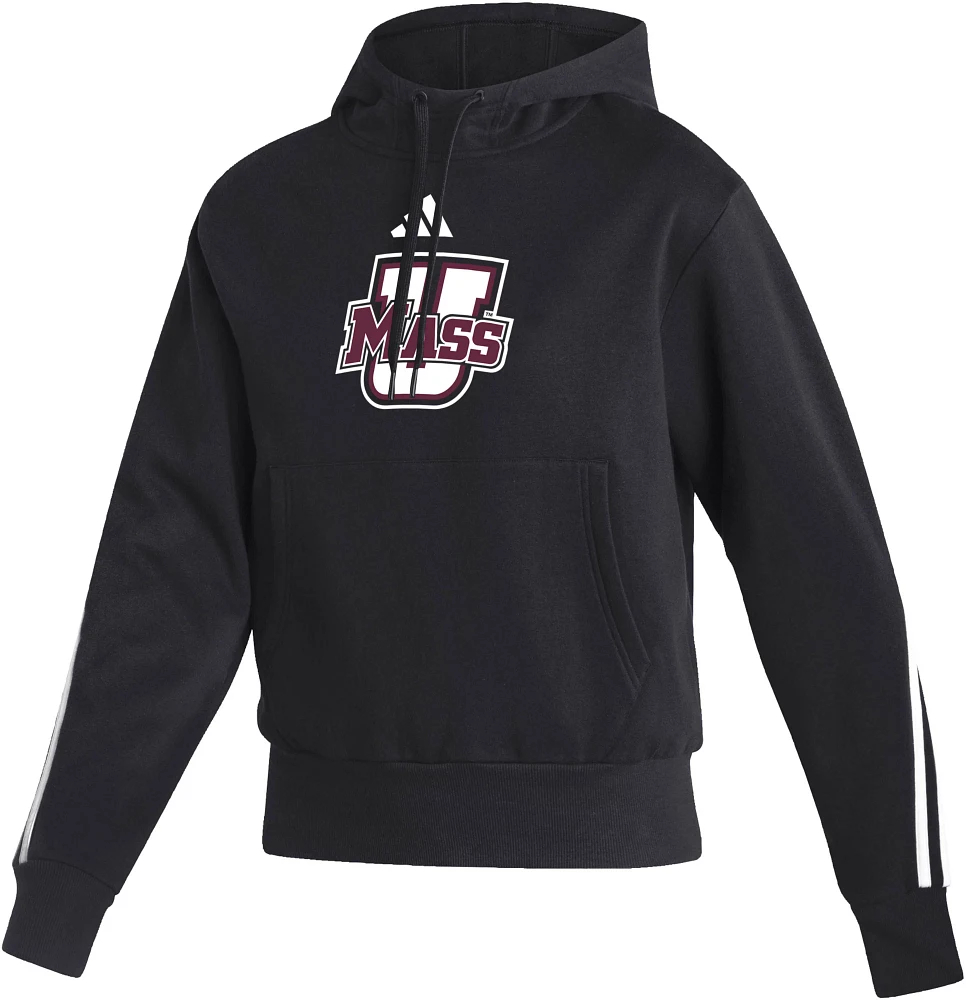 adidas Women's UMass Minutemen Black Fashion Pullover Hoodie