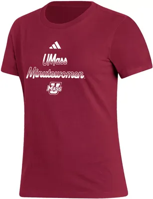 adidas Women's UMass Minutemen Maroon Amplifier T-Shirt