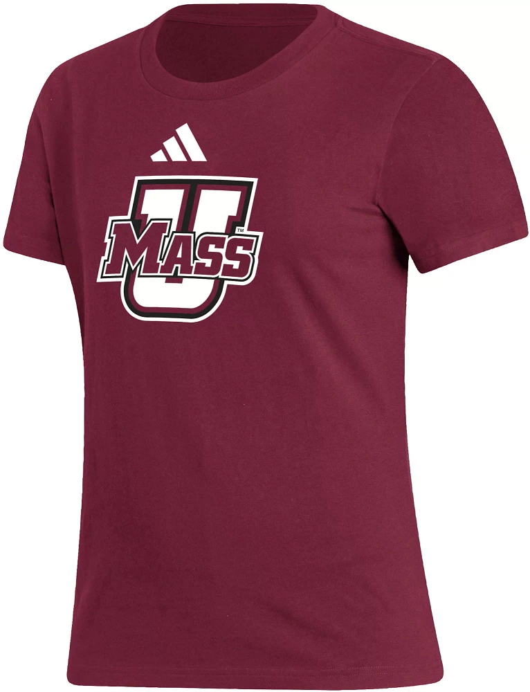 adidas Women's UMass Minutemen Burgundy Fresh T-Shirt