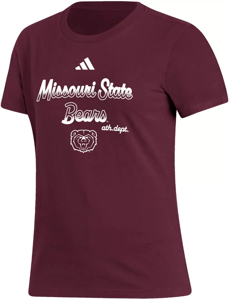 adidas Women's Missouri State Bears Maroon Amplifier T-Shirt