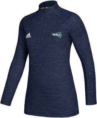 adidas Women's Northern Arizona Lumberjacks Blue Game Mode 1/4 Zip Pullover