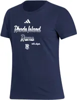 adidas Women's Rhode Island Rams NavyBlue Amplifier T-Shirt