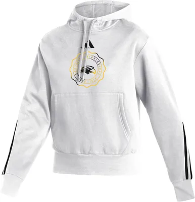 adidas Women's Southern Miss Golden Eagles White Fashion Pullover Hoodie