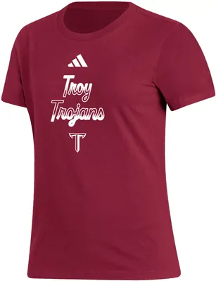 adidas Women's Troy Trojans Cardinal Amplifier T-Shirt