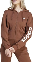 adidas Women's Essentials Linear Full-Zip French Terry Hoodie