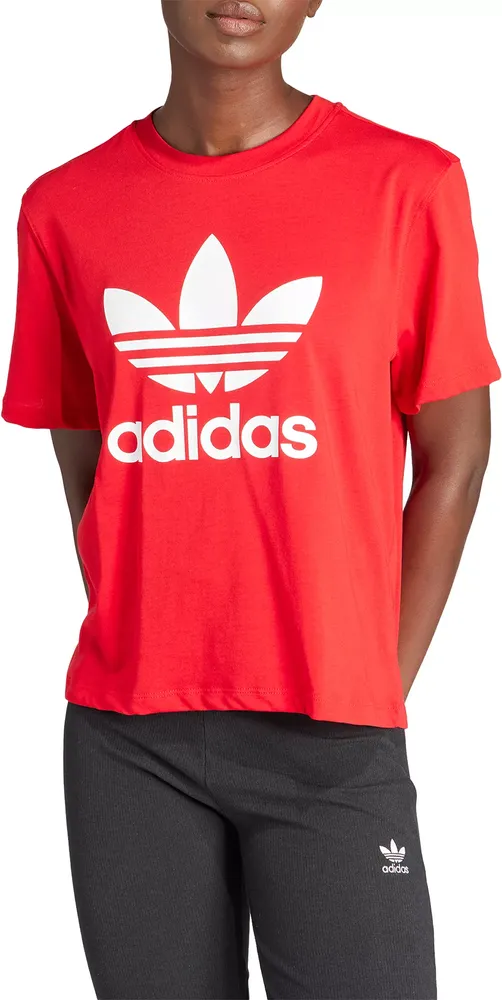 Dick's Sporting Goods Adidas Originals Women's Adicolor Trefoil Boxy  T-Shirt