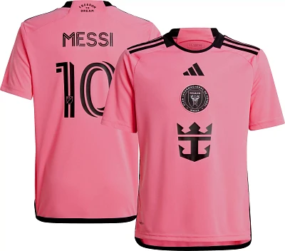 adidas Youth Inter Miami CF 2024 Lionel Messi #10 Primary Replica Jersey