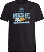 adidas Youth Lionel Messi #10 Varsity Black T-Shirt