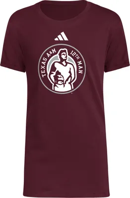 adidas Youth Texas A&M Aggies Maroon 12th Man T-Shirt