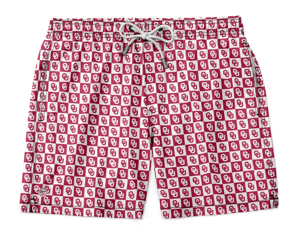 Dyme Lyfe Men's Oklahoma Sooners Crimson Logo Block Shorts