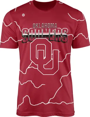 Dyme Lyfe Men's Oklahoma Sooners Red Electric Mascot T-Shirt