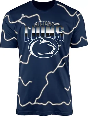 Dyme Lyfe Men's Penn State Nittany Lions Navy Electric Mascot T-Shirt