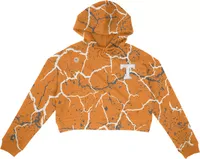 Dyme Lyfe Women's Tennessee Volunteers Orange Storm Cropped Hoodie